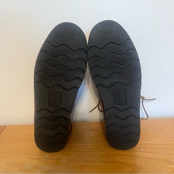 {Polo Ralph Lauren} Vintage Lauren Suede Leather High Top Lace Up Boots - Picture 4 of 5